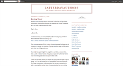 Desktop Screenshot of latterdayauthors.blogspot.com