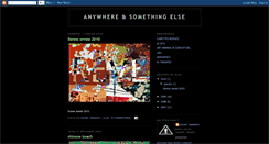 Desktop Screenshot of anywhere-something-else.blogspot.com