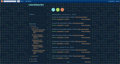 Desktop Screenshot of cherellworks.blogspot.com
