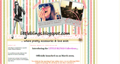 Desktop Screenshot of littleblings.blogspot.com