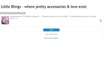 Tablet Screenshot of littleblings.blogspot.com