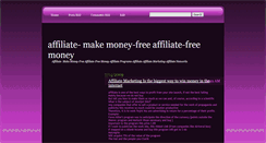 Desktop Screenshot of iam-affiliate.blogspot.com