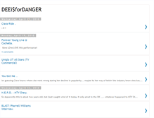 Tablet Screenshot of deeisfordanger.blogspot.com