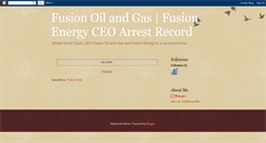 Desktop Screenshot of fusionoilandgas.blogspot.com