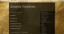 Desktop Screenshot of amoresfunebres.blogspot.com