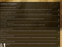 Tablet Screenshot of amoresfunebres.blogspot.com