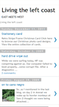Mobile Screenshot of livingtheleftcoast.blogspot.com