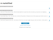 Tablet Screenshot of markofthed.blogspot.com