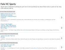 Tablet Screenshot of fakekcsports.blogspot.com