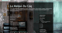 Desktop Screenshot of lamaisonducoq.blogspot.com