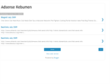 Tablet Screenshot of adsensekebumen.blogspot.com