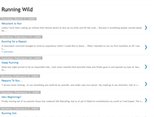 Tablet Screenshot of girlrunningwild.blogspot.com