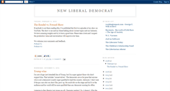 Desktop Screenshot of newliberaldemocrat.blogspot.com