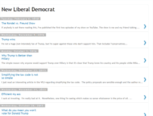 Tablet Screenshot of newliberaldemocrat.blogspot.com