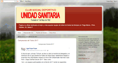 Desktop Screenshot of clubsocialdeportivounidadsanitaria.blogspot.com