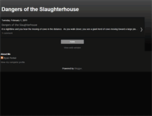 Tablet Screenshot of dangerous-slaughterhouse.blogspot.com