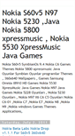 Mobile Screenshot of nokia5800java.blogspot.com