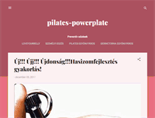 Tablet Screenshot of pilates-powerplate.blogspot.com