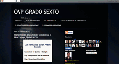 Desktop Screenshot of ovpgradosexto.blogspot.com