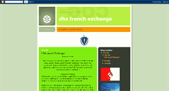 Desktop Screenshot of dhsfrenchexchange.blogspot.com