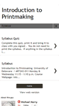 Mobile Screenshot of introductiontoprintmaking.blogspot.com
