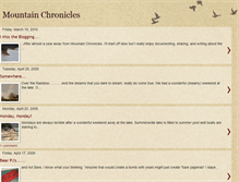 Tablet Screenshot of mountainchronicles.blogspot.com