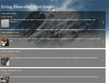 Tablet Screenshot of ervingfirstgrade.blogspot.com