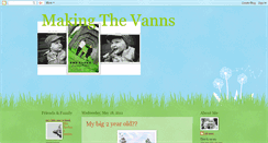 Desktop Screenshot of makingthevanns.blogspot.com