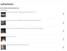 Tablet Screenshot of fosteraizhan.blogspot.com