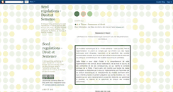 Desktop Screenshot of droit-et-semence.blogspot.com