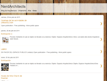 Tablet Screenshot of nerdarchitects.blogspot.com