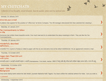 Tablet Screenshot of mychitchats.blogspot.com