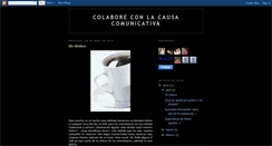 Desktop Screenshot of colaboraconlacausacomunicativa.blogspot.com