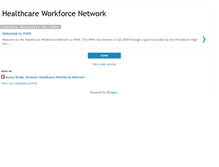 Tablet Screenshot of healthcareworkforcenetwork.blogspot.com