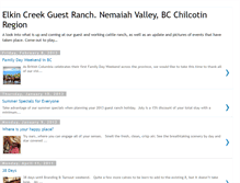Tablet Screenshot of elkincreekguestranchbc.blogspot.com