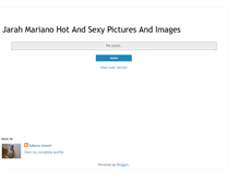 Tablet Screenshot of jarahmarianohotphotos.blogspot.com