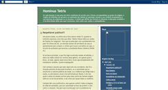 Desktop Screenshot of hominustetris.blogspot.com