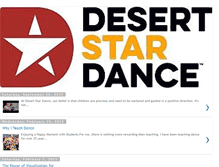 Tablet Screenshot of desertstardance.blogspot.com