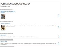Tablet Screenshot of polsekkarangdowoklaten.blogspot.com