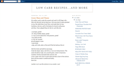 Desktop Screenshot of lowcarbrecipesandmore.blogspot.com