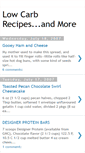 Mobile Screenshot of lowcarbrecipesandmore.blogspot.com