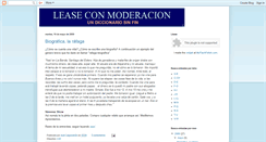 Desktop Screenshot of leaseconmoderacion.blogspot.com