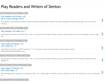 Tablet Screenshot of playreadersandwritersofdenton.blogspot.com