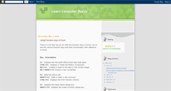 Desktop Screenshot of computerbasicstutor.blogspot.com