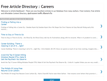 Tablet Screenshot of careersarticle.blogspot.com