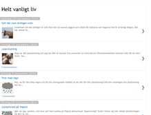 Tablet Screenshot of heltvanligtliv.blogspot.com