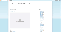 Desktop Screenshot of enricsoldevila.blogspot.com