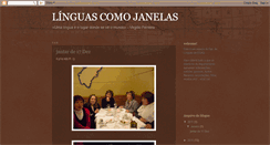 Desktop Screenshot of linguascomojanelas.blogspot.com