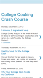 Mobile Screenshot of collegecookingcrashcourse.blogspot.com