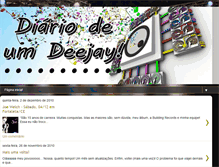 Tablet Screenshot of diariodeumdeejay.blogspot.com